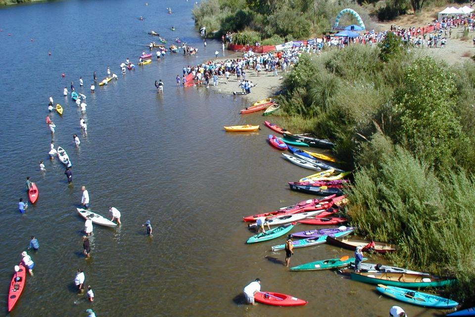 Picture of kayak start of Great American 
